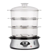 بخارپز 13 لیتری پارس خزر مدل Digi Steel